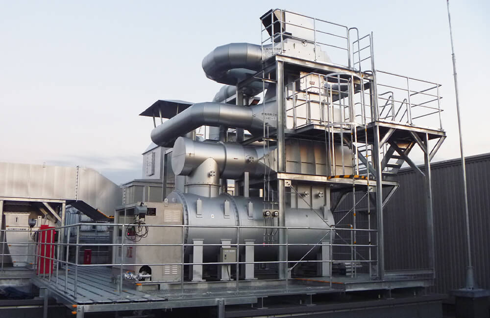 サンレー冷熱株式会社の濃縮式脱臭装置