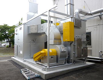 近藤工業株式会社の触媒酸化式脱臭装置