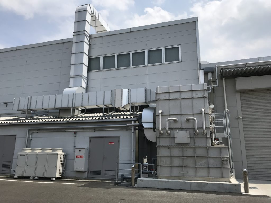 機械メーカー排ガス処理