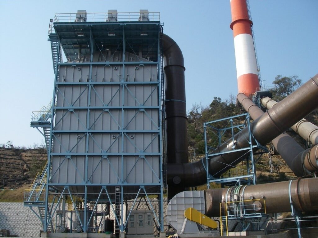 大型電気集塵機の外観