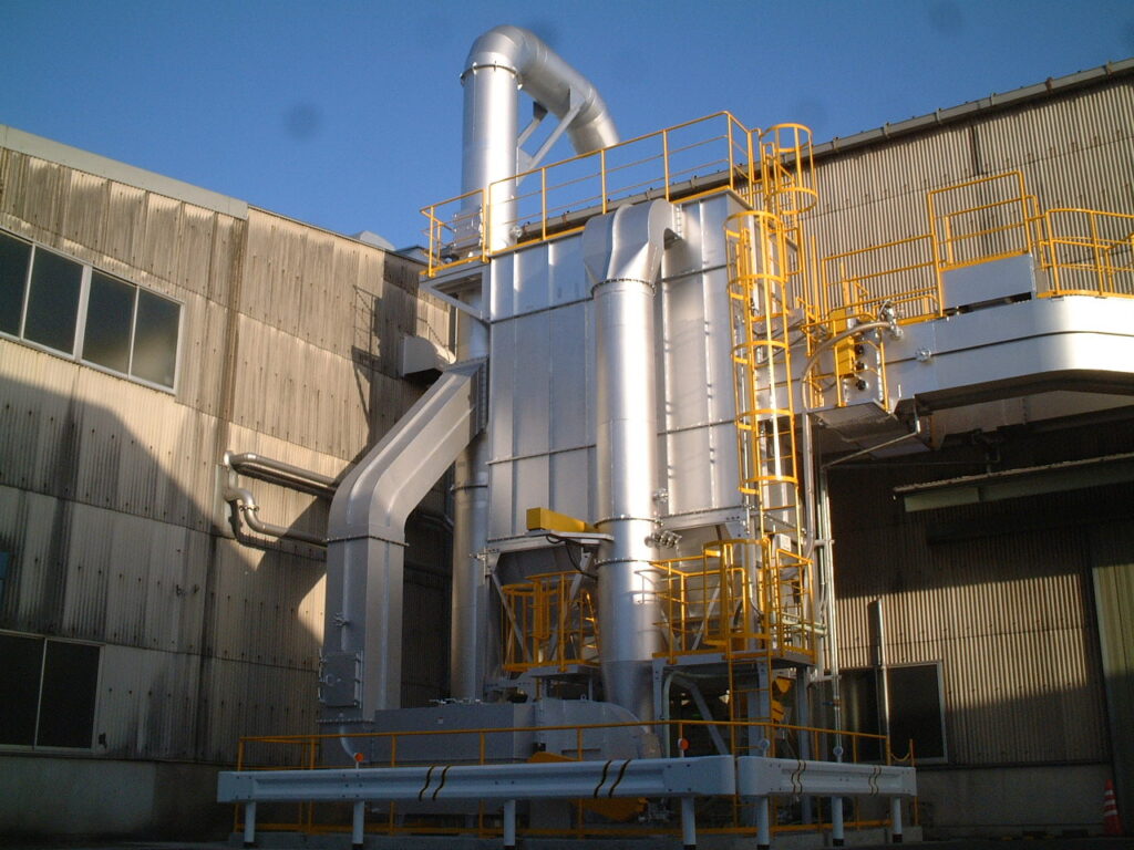 大型バグフィルターの外観